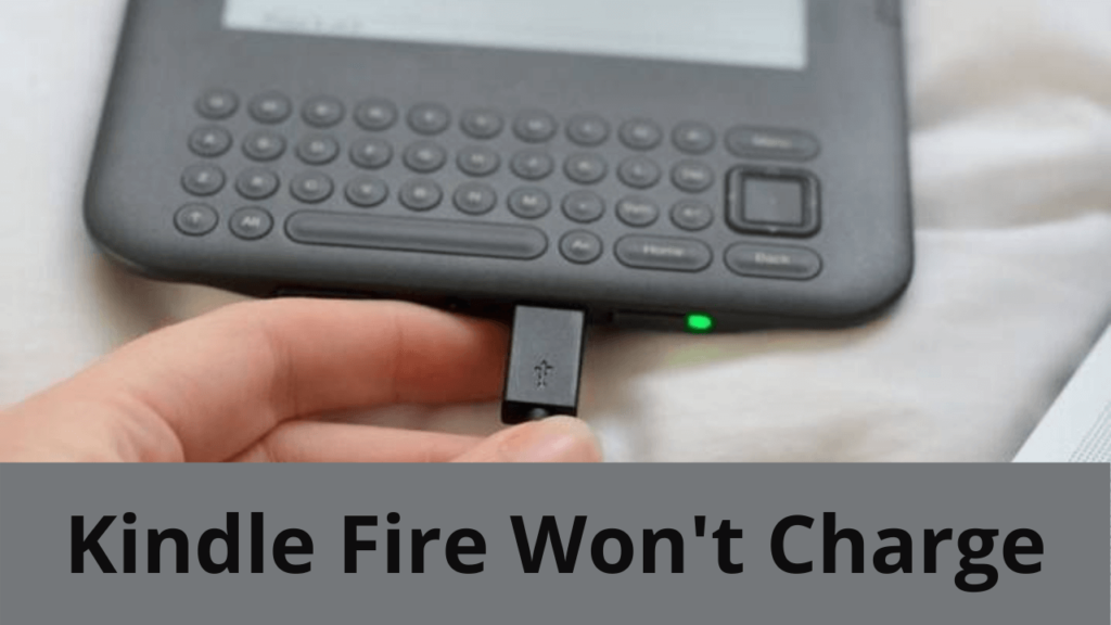 Kindle Fire Won't Charge