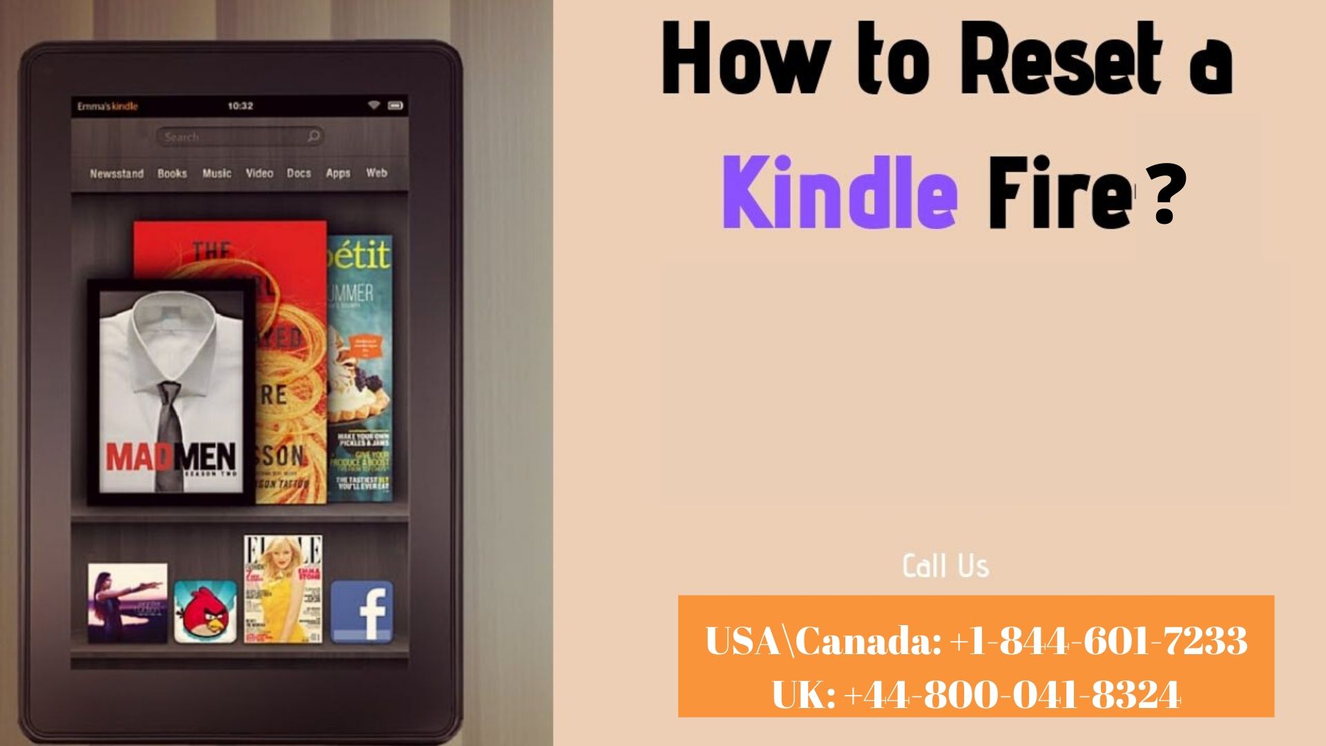 how to reset my kindle fire password
