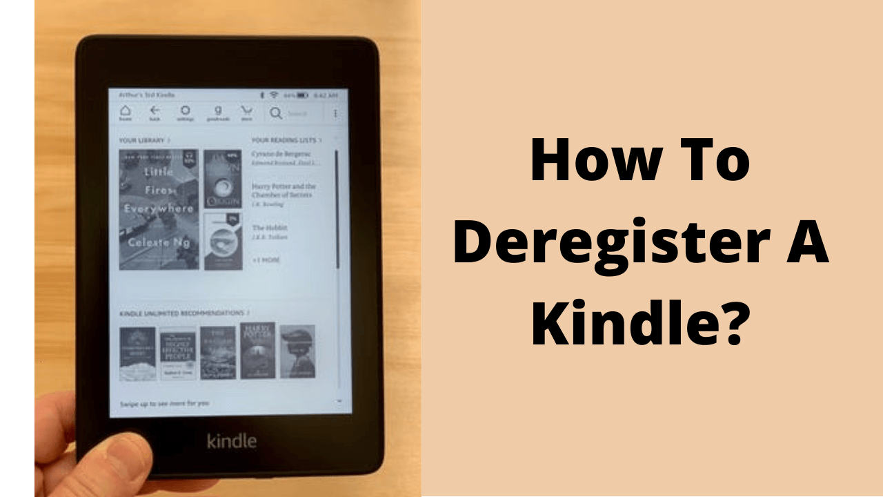 How to Deregister a Kindle Device