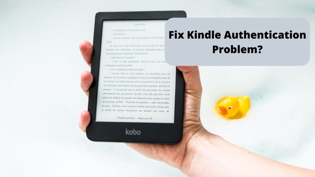 Kindle Authentication Problem